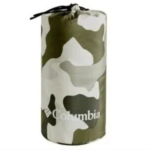 Columbia Packable Throw All Season Warmth 50” x 60” Machine Washable Green/Gray